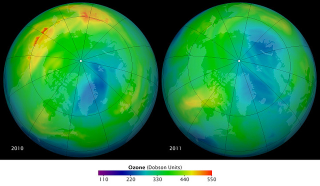 Illustration for article titled Everything You Need to Know About the Arctic Ozone Hole